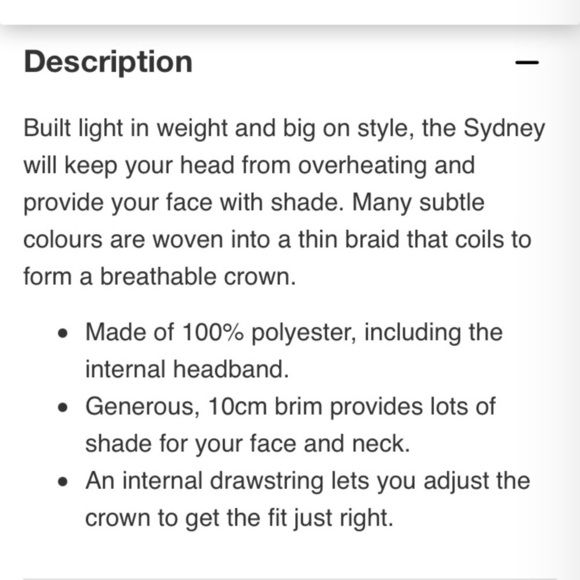 Wallaroo Tan SPF Hat, wide brim packable - Picture 2 of 5